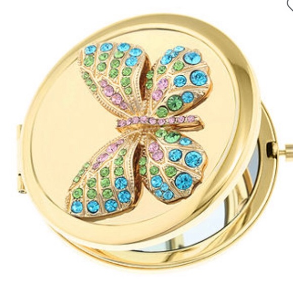 NIB- Monet Gorgeous Butterfly Compact Mirror - Picture 2 of 3